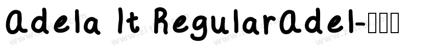 Adela It RegularAdel字体转换